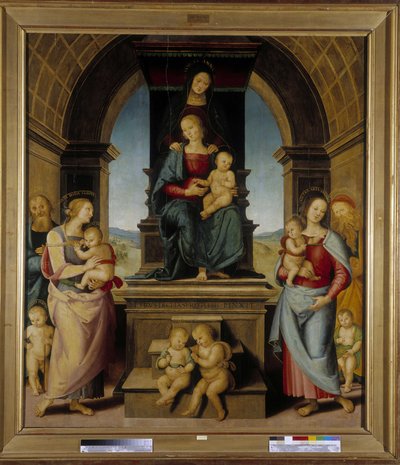 The Family of St. Anne by Pietro Perugino