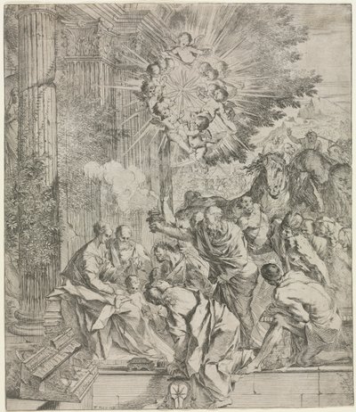 Adoration of the Magi, 1636-1638 by Pietro Testa