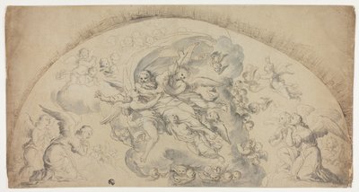 God the Father in Glory by Pietro Testa