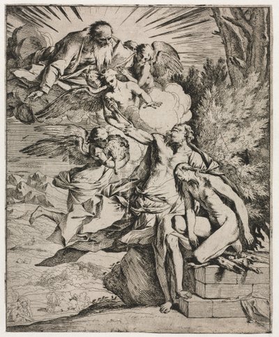 The Sacrifice of Abraham by Pietro Testa