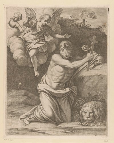 Saint Jerome in the Desert by Pietro del Po