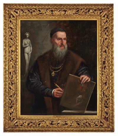Imaginary Self Portrait of Titian by Pietro della Vecchia