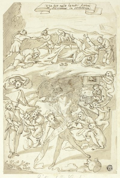 Temptation of Saint Anthony by Pietro della Vecchia