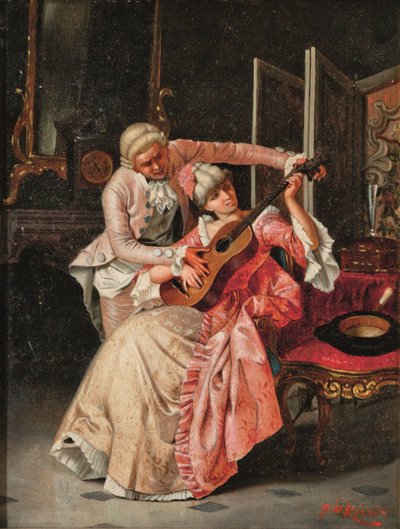 The Music Lesson by Pio Ricci