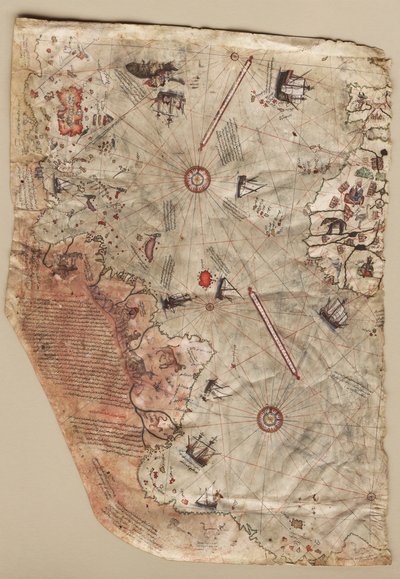 The Piri Reis World Map, 1513 by Piri Reis