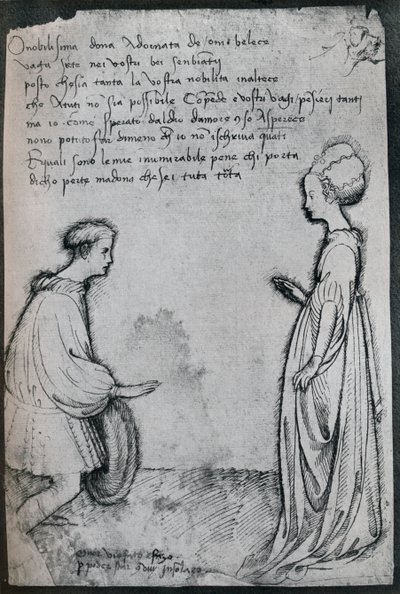 A Love Duet, 15th century by Antonio Pisanello