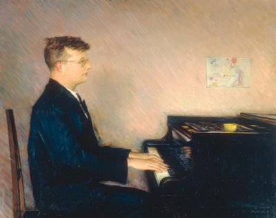 Portrait of the Composer Dmitri Shostakovich by Pjotr Wladimirowitsch Williams
