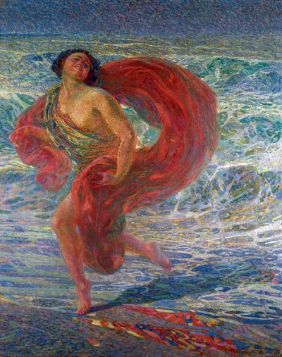 Isadora Duncan. Gioia Tirrena by Plinio Nomellini