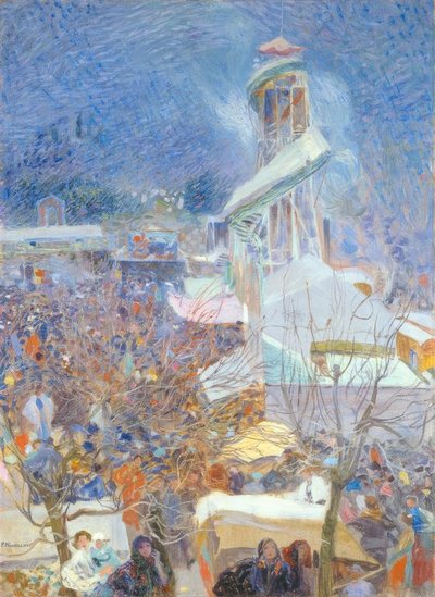 Mass in Pietrasanta by Plinio Nomellini by Plinio Nomellini