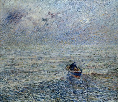 Sea of Genoa by Plinio Nomellini