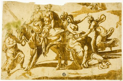 Flight of Celia by Polidoro da Caravaggio