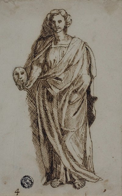 Melpomene by Polidoro da Caravaggio