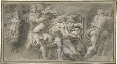 Rape of the Sabine Women by Polidoro da Caravaggio
