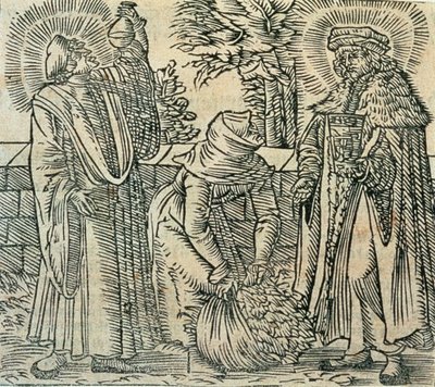 Collecting Herbs for Medicine by Polish School