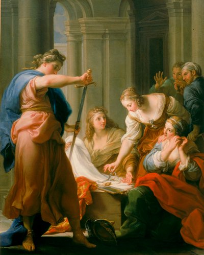 Achilles at the Court of Lycomedes by Pompeo Girolamo Batoni