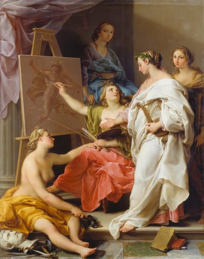 Allegory of the Arts by Pompeo Girolamo Batoni
