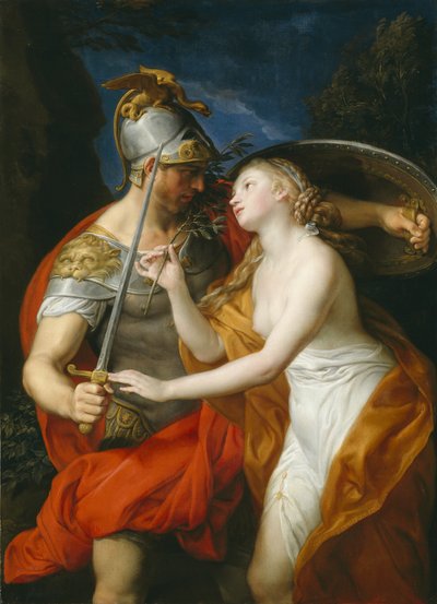 Peace and War by Pompeo Girolamo Batoni