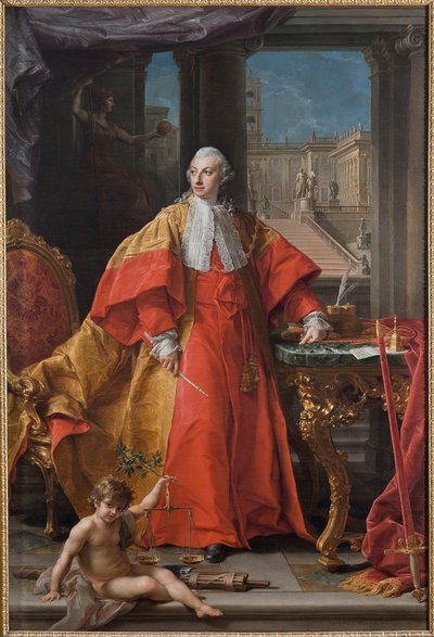 Portrait of Abbondio Rezzonico, 1766 by Pompeo Girolamo Batoni