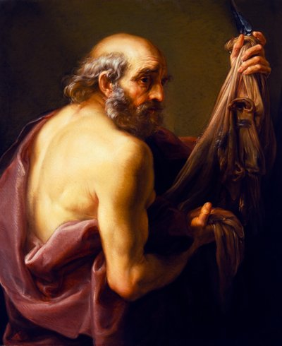 Saint Bartholomew (Half Length) by Pompeo Girolamo Batoni