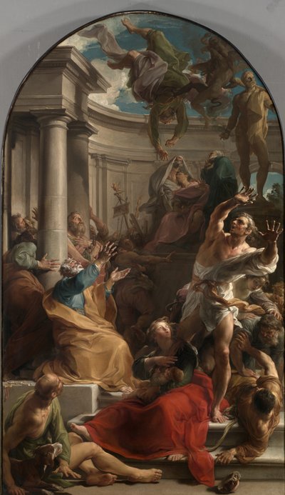 The Fall of Simon Magus by Pompeo Girolamo Batoni