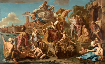 The Triumph of Venice by Pompeo Girolamo Batoni