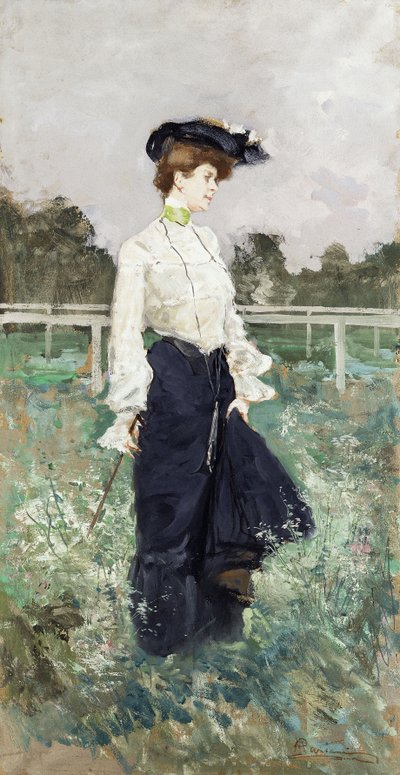 Woman Alone by Pompeo Mariani