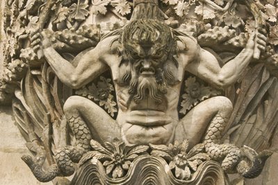 Gargoyle of a sea monster by Portuguese School