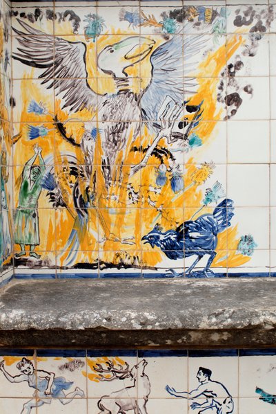 Tiled Bench by Portuguese School