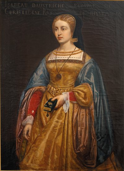 Elisabeth, Queen of Christian II by Poul Hagelstein
