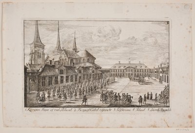 Cathedral Square in Roskilde by Poul Isac Grønvold