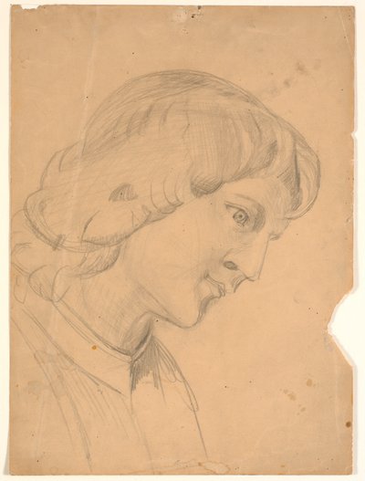 Head. Study for an Angel by Poul S. Christiansen