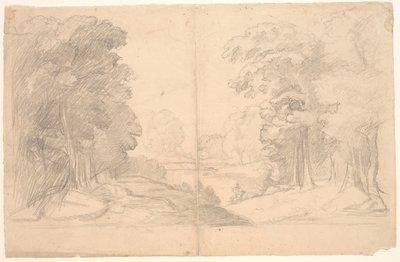 Landscape with Trees by Poul S. Christiansen