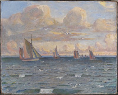 Ships in the Sound by Poul S. Christiansen