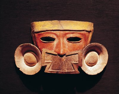 Human Mask by Pre Columbian