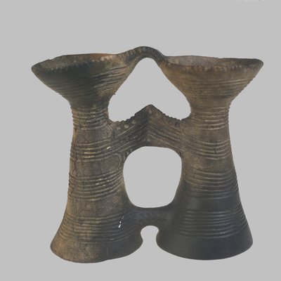 Binocular-Form Vessel, 4400-4200 BC by Prehistoric Russian Culture