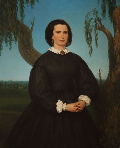 Portrait of Doña Josefa Sáenz Valiente by Prilidiano Pueyrredon