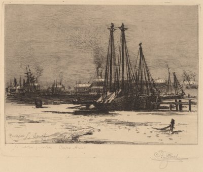 Winter Quarters - Cape Ann by Prosper Louis Senat