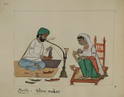 A Shoemaker by Punjabi School