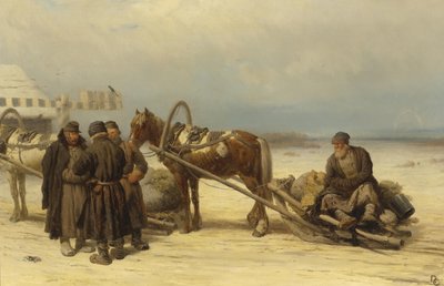 At the Gates by Pyotr Petrovich Sokolov