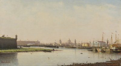 View of Saint Petersburg by Pjotr ​​​​Petrowitsch Wereschtschagin