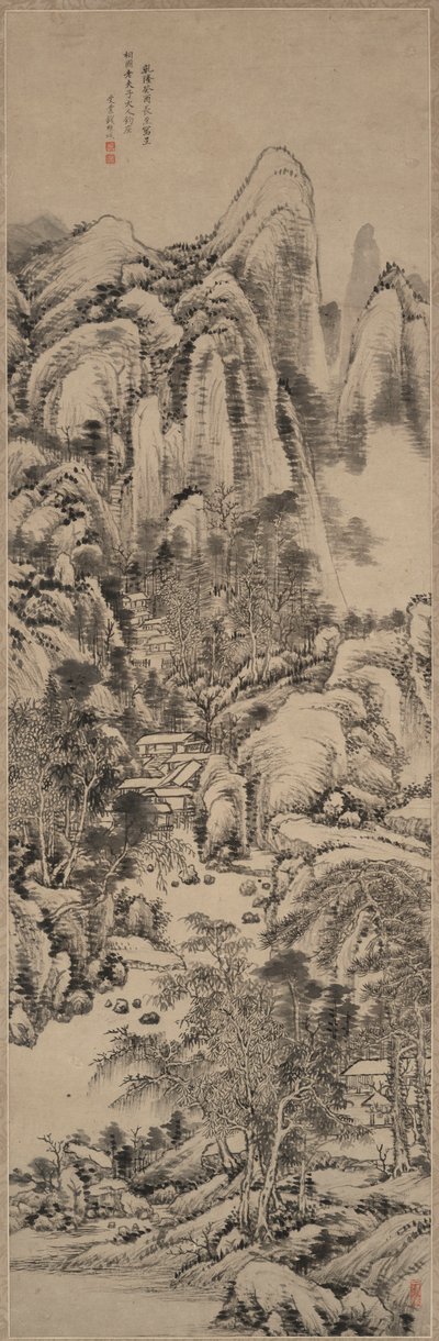 Landscape in the Style of Huang Gongwang by Qian Weicheng