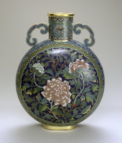 Moon Flask by Qing Dynasty Chinese School