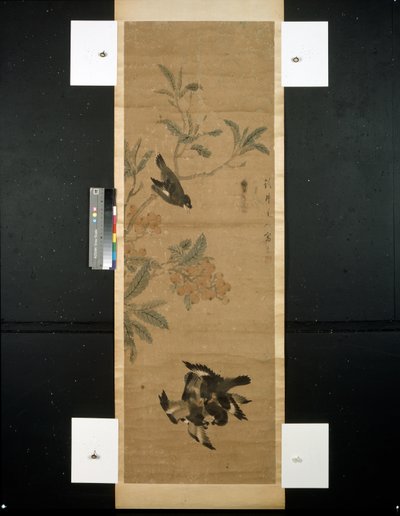 Birds and Branch by Qing Dynasty Chinese School