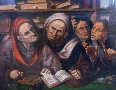 The moneylenders by Quentin Massys or Metsys