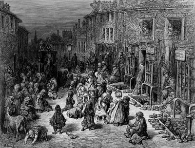 Dudley Street, Seven Dials, 1872 by Quesnel