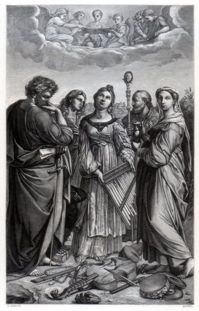 St Cecilia by Quesnel