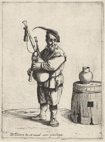 Bagpiper (series title: Farmers Full-Length) by Quirin Boel