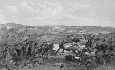Battle of the Tchernaya, 16th August 1855 by RM Bryson
