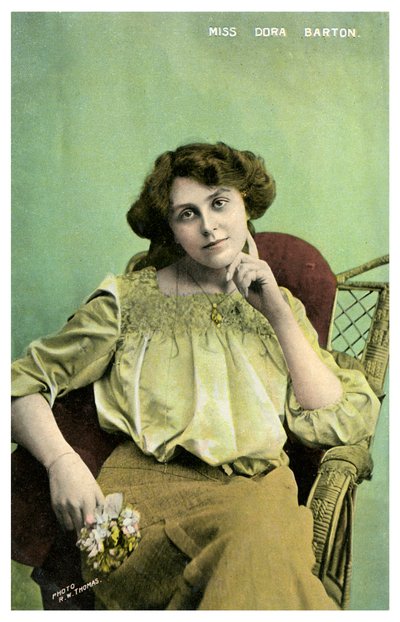 Dora Barton, British Actress by RW Thomas