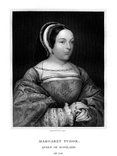 Margaret Tudor, Queen of Scotland by R. Cooper